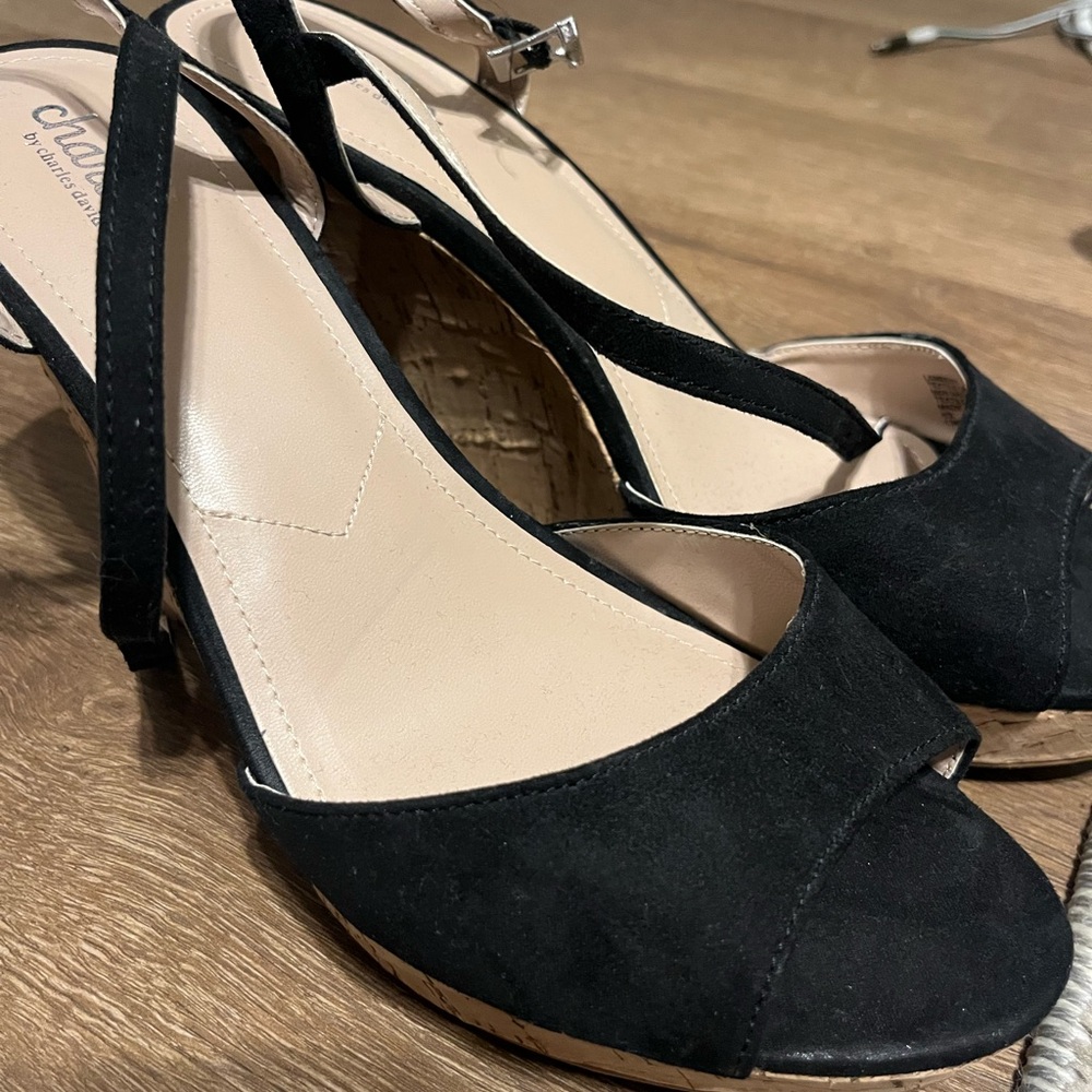 Charles Black Women's Wedge Sandals